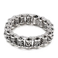 KALEN Charm Bracelet Domineering Men Bicycle Biker Dragon Stainless Steel Bangle Bracelets Jewelry