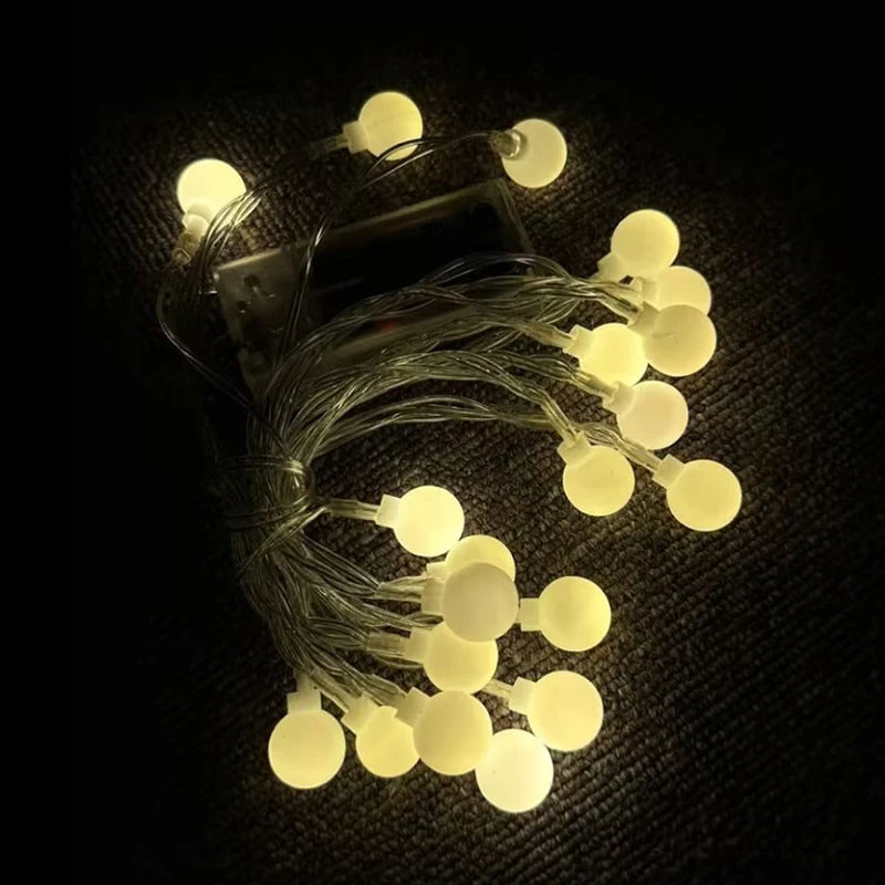 Globe String Lights 20 LED Warm White Fairy String Lights for Bedroom Wedding Classroom Indoor Outdoor Christmas Decoration