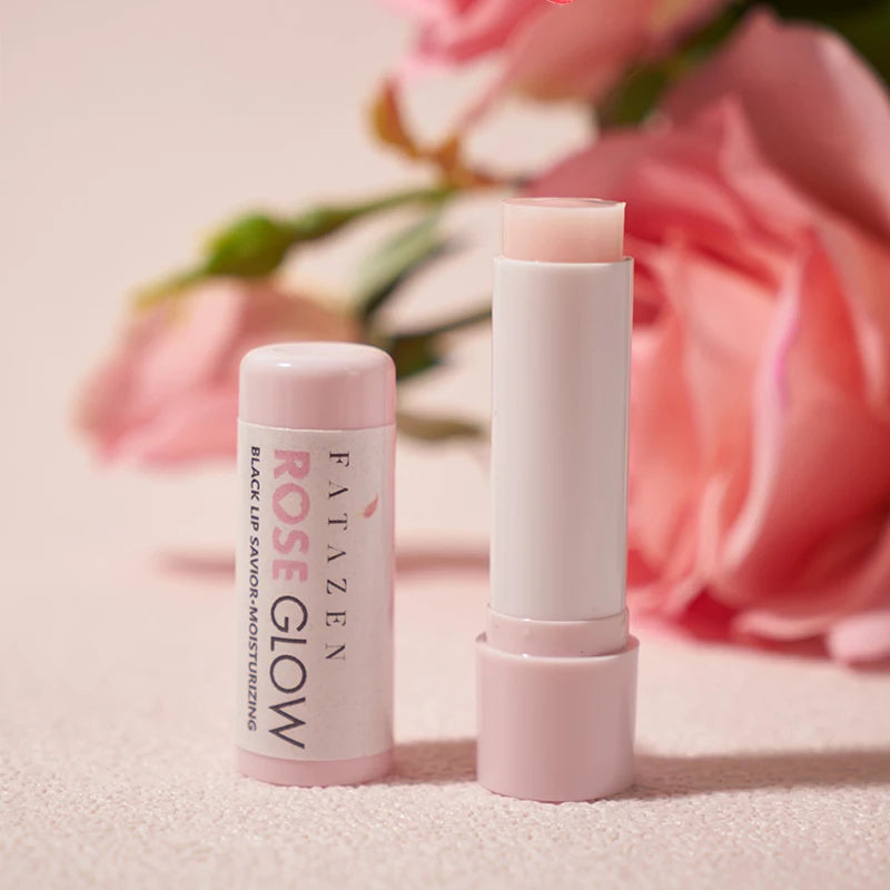 OEM Korean Cosmetics Rose Lip Care Moisturizing Lip Gloss Organic Plant Sleeping Fruit Vegan Rose Sunscreen Lip Balm Stick