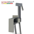 European Zinc Alloy Concealed Square Shower Spray Gun Women's Hot & Cold Bathroom Faucets Cross-Border for Bath & Shower