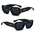 DL Glasses 2025 Factory Wholesale UV400 Brown Retro Square Candy Color Women Sunglasses Custom Logo