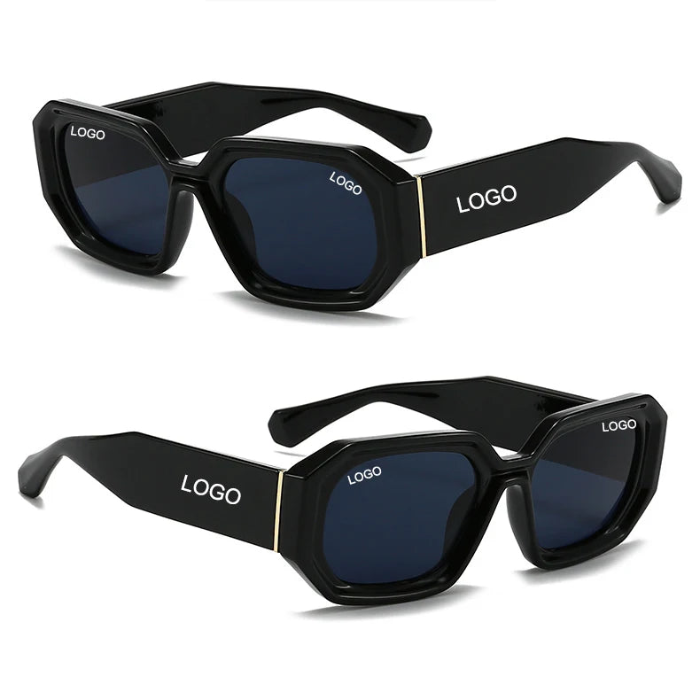 DL Glasses 2025 Factory Wholesale UV400 Brown Retro Square Candy Color Women Sunglasses Custom Logo