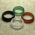 Certified Natural Agate Jade Ring Running Rivers and Lakes Wholesale Default Hair Average Inner Diameter Full Color