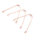 New Special Design Custom Durable U Shaped Tongue Cleaner Dental Copper Tongue Cleaner Scraper for Household