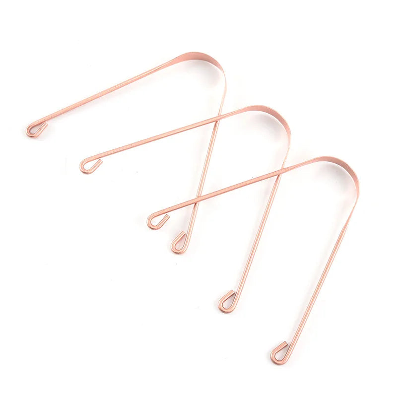 New Special Design Custom Durable U Shaped Tongue Cleaner Dental Copper Tongue Cleaner Scraper for Household