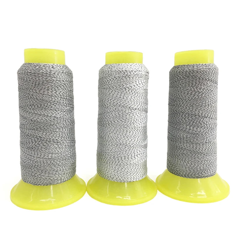 Reflective Yarn Factory High Viz Reflective Knitting Yarn Reflective Thread for Warning Clothing Hats Footwear