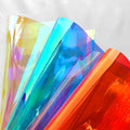 Manufacturers Custom Soft Transparent Plastic Laser Pvc Holographic rainbow Film for Bag and Clothing and Shoes