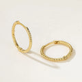 Nagosa Women Dainty 925 Sterling Silver 18k Gold Vermeil Twist Huggie Hoop Earrings