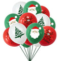 Christmas Party Balloons 12 Inch Latex Balloons for Christmas-Themed Party Supplies Christmas Party Decorations