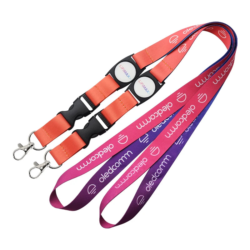 Guangdong Factory Custom Lanyard With Logo Professional Nylon Keychain Silk Screen Printing Hook Accessory