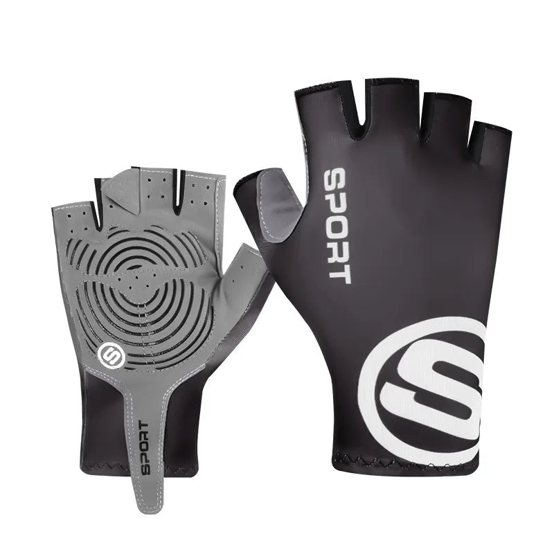 Wholesale Custom Logo Factory Price Breathable Sports Fingerless Fishing & Cycling Gloves Outdoor Gloves