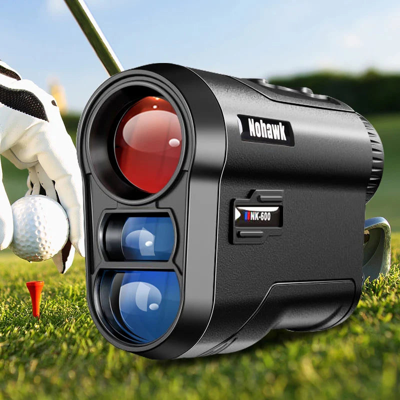 Rechargeable 6.5X Magnification Golf Rangefinder 650 Yards Range Distance Meter Speed Test Golfing Finder MegaBDM