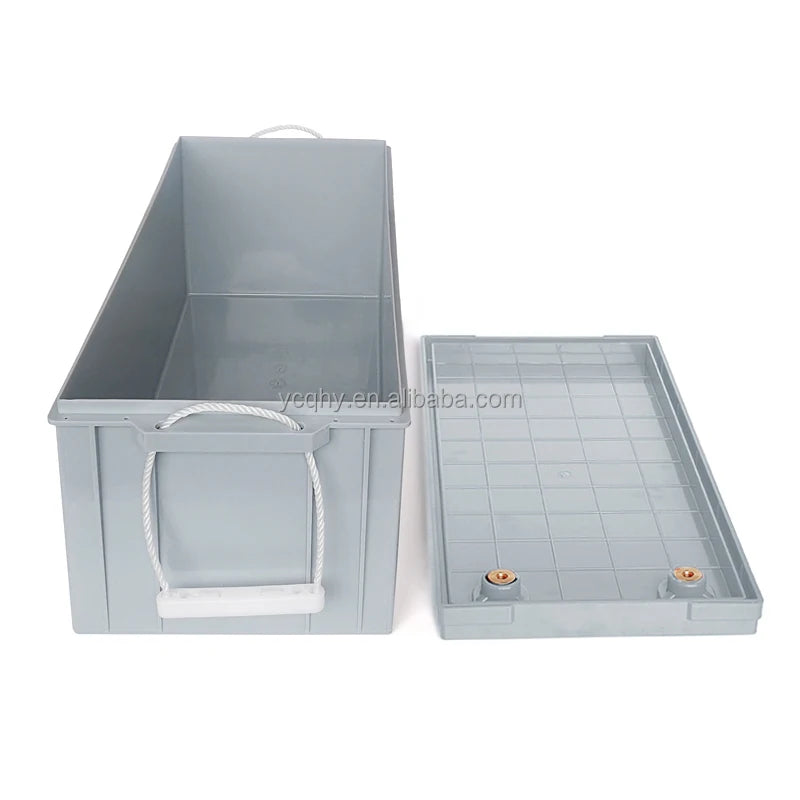 Solar Energy System 3.2V 200Ah LiFePo4 Battery Pack Empty ABS Prismatic Front Terminal Lithium Battery Case IP54 Rated White