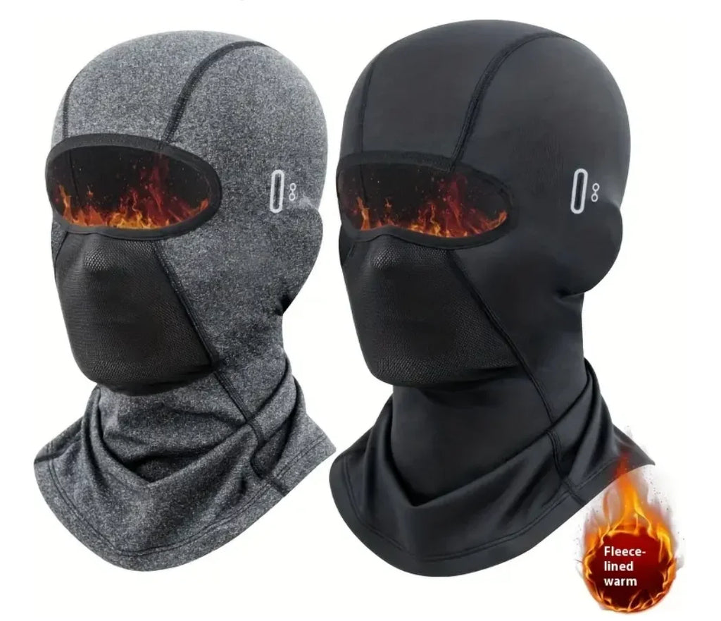 Wholesale Custom Polyester Ski Mask Winter Outdoor Sports Full Face Cover Balaclava Breathable Water-Repellent Fleece Lining