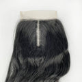 Heat Resistant Fiber 4 by 4 Yaki Straight T Part Hand Made Lace ClosureStraight Lace Closure 24 Inch