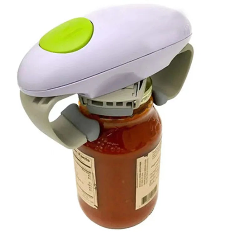 New Automatic Jar Opener Kitchen Bottle Lid Opener One Touch Electric Jar Opener for Seniors with Arthritis