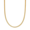 OAHLAN Hip Hop Punk Style 3mm Width Stackable Ladies Fine Jewelry Platinum/Gold Plated S925 Sterling Silver Necklaces for Women