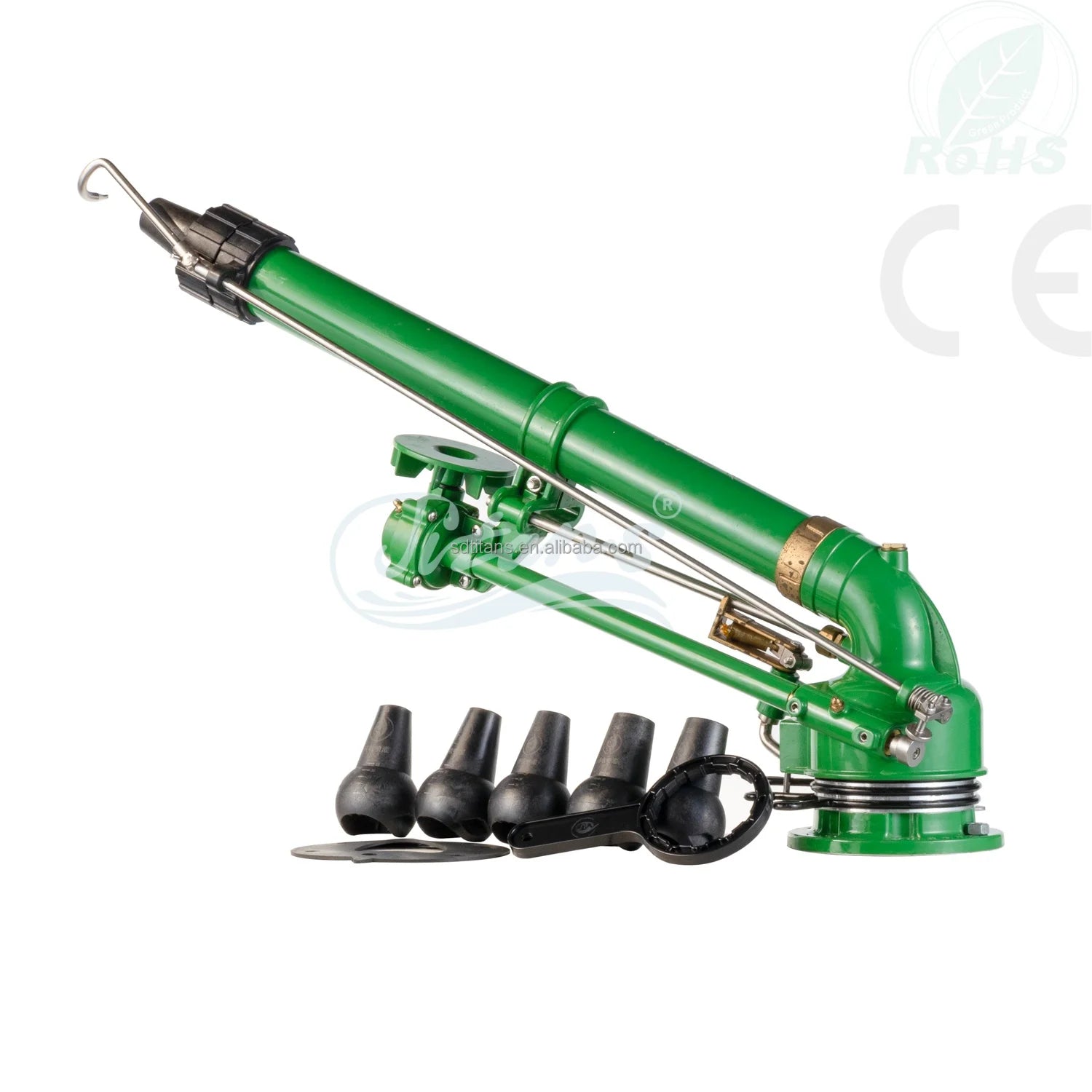 Titans Heavy Duty 360 Gear Drive 60M Rain Gun Sprinkler for Farmland & Orchard Irrigation System