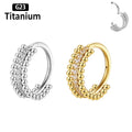 Gaby New Arrive G23 Titanium Septum Puncture Nose Ring Hoop Multi-layered Piercing Helix Piercing Wholesale Piercing Jewelry