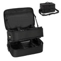 Relavel Makeup Artist Traveling Bag Double Layer Lightweight XL Makeup Travel Case Organizer with 2 Detachable Pouch