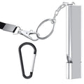 Wholesale Cheap Double Tubes Keychain Emergency Whistle with Lanyard for Hiking Camping Whistle
