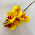 Multicolor-Yellow Modern Style Artificial Flower Decoration Mariage  3-d Printing of 5 Phalaenopsis