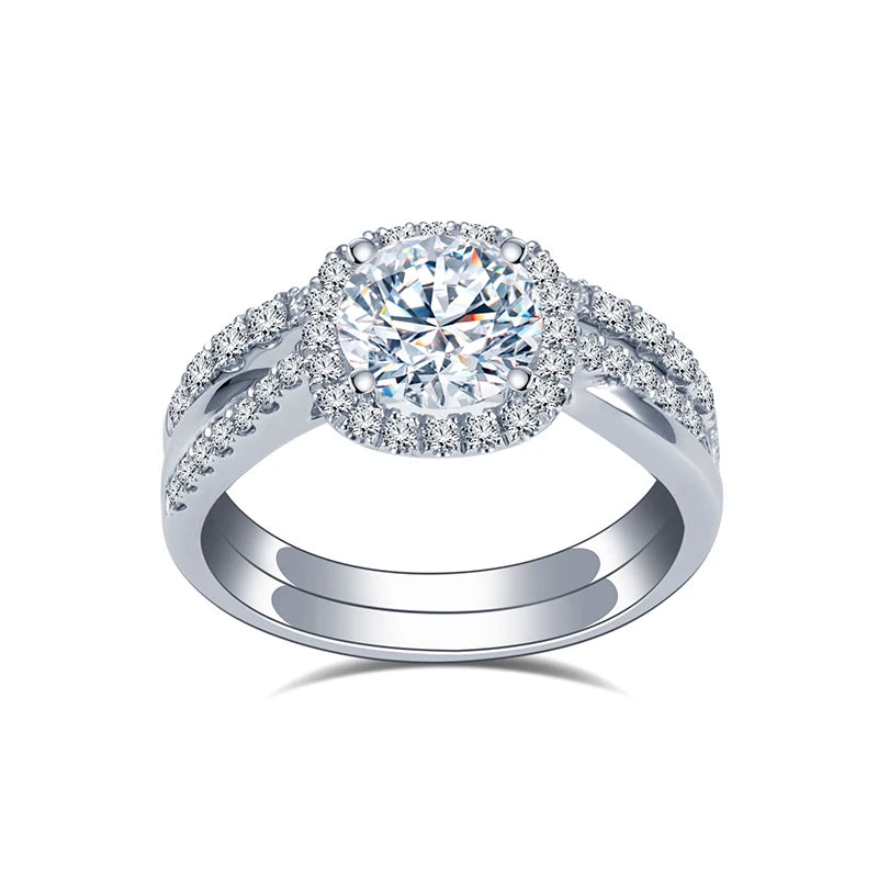 Diamond Rings 14K Wedding Engagement Lab Grown Diamond Jewelry Ring Women's Diamond Wedding Jewelry Ring