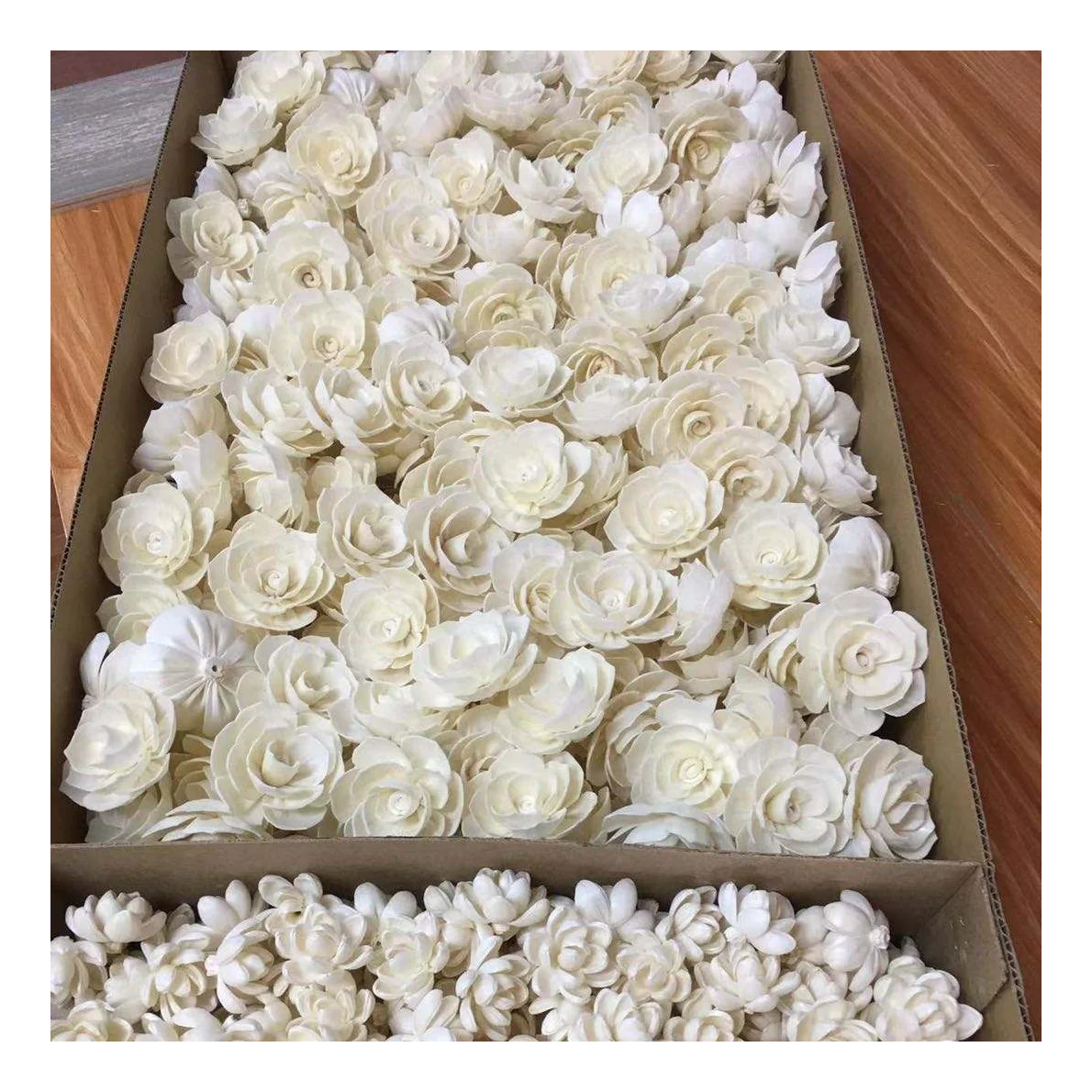 Sola Wood Flower Garlands Handmade Sola Wood Flower Sublimation Rose Wooden Roses