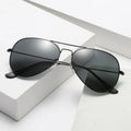 Men's Driving Toadstool Sunglasses with Tempered Glass Lenses Blue White Gold Red Yellow Silver Bronze Frames