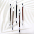 Single Ended Cosmetics Makeup Tool Pigment Makeup Wooden Eyebrow Pencil with Sharpener