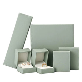 One Top Customization High-end Jewelry Ring Box Leather Jewelry Box Jewelry Package