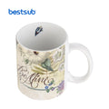 J.S Coatings BestSub Wholesale Custom 11oz Sublimation Blanks Ceramic Printed Classic Inner Lip Coffee Mugs
