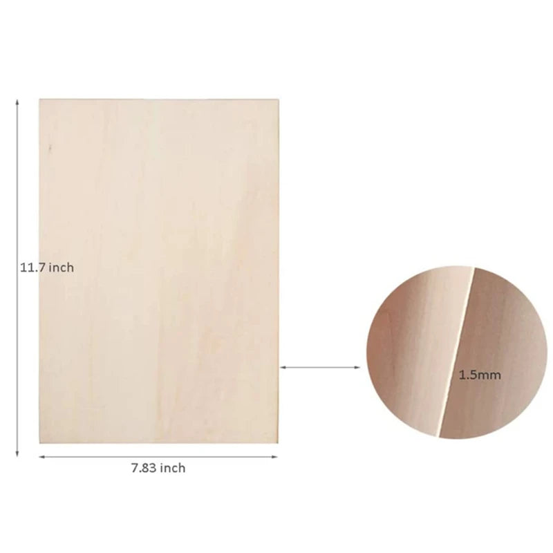 China Supplier Wholesale Price 1mm 2mm 3mm 4mm 5mm  Balsa Wood Sheets for RC Airplane Glider Kits Model