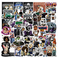50Pcs US Style Homies Decorative Stickers for Teen Kids Suitcase Laptop Bike Guitar Water Bottle Skateboard Vinyl PVC Decals