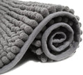 Non Slip Shaggy Soft Chenille Bath Mat Bathrooms Rug Antiskid Water Absorbent Mat for Bathroom Shower