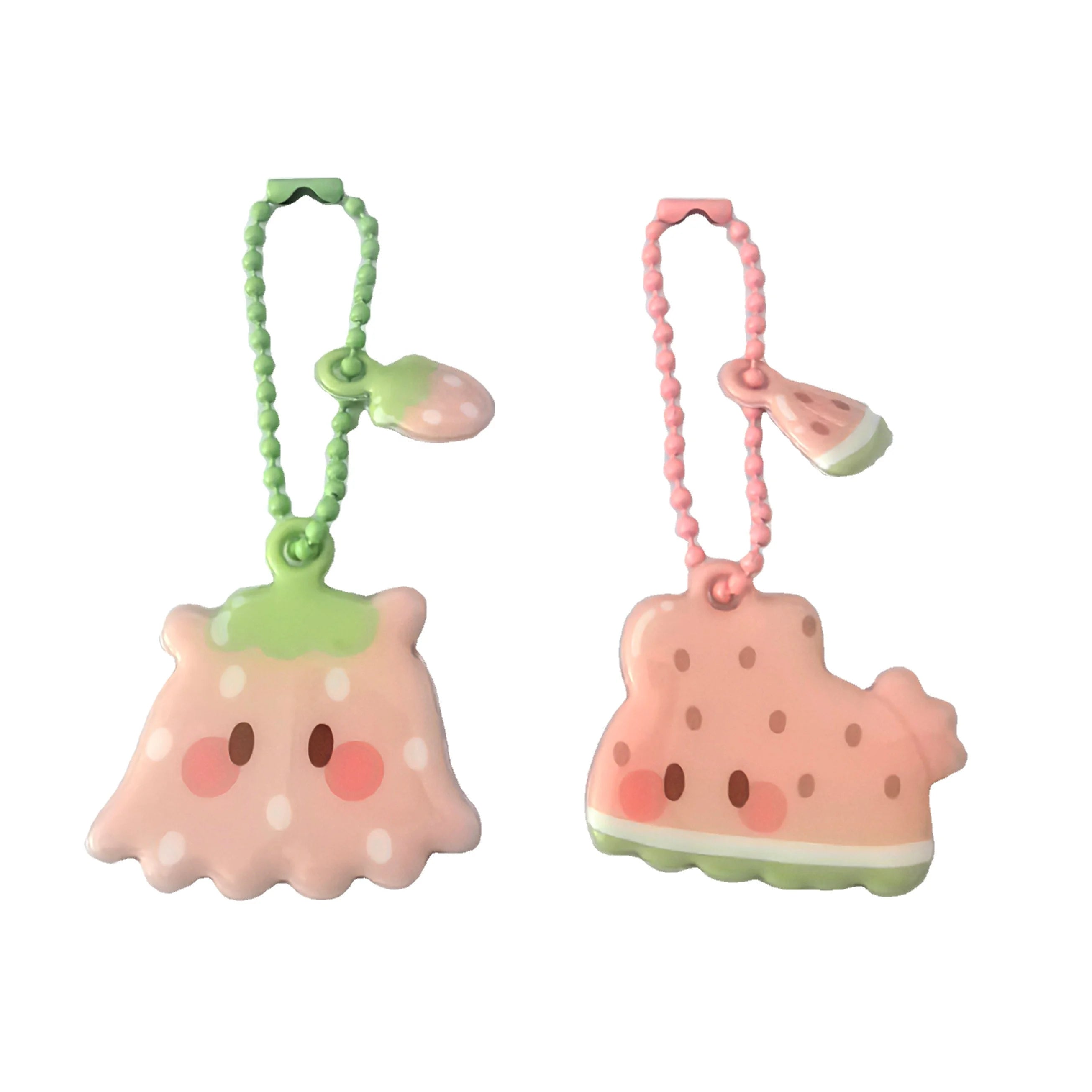 Stylish Custom Logo Anime Cartoon PVC Charms Cute Waterproof Double-sided Printing Lightweight Keychains for Girls Advertising