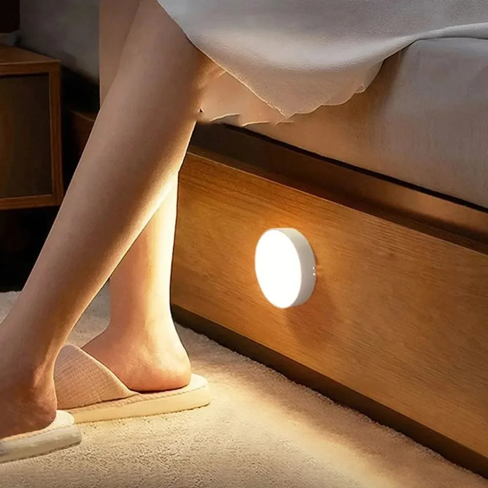 Body Motion Sensor Wall Light Luz Nocturna Recargable Por Con Sensor De Movimiento Inteligente Lampara De Pared Para El Hogar