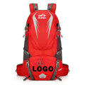 Backpack for Men Outdoor Travel Camping Back Pack With Waterproof Cover Teenager Sports Cycling Bagpack Male Blue Gray