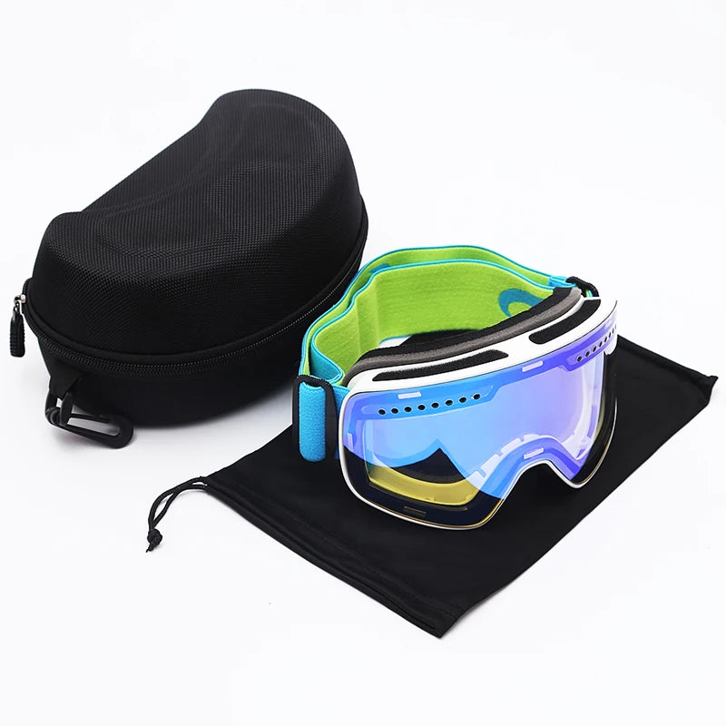 Factory Direct Sell Custom Anti-Impact Ski Goggle Hot Selling Magnetic Snow Goggles for Man Women Adult Ski Googles for Skiing