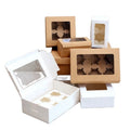Wedding Small Cake Chocolate Baking Self Erecting Rigid Kraft Paper Custom Color Packaging Boxes UV Coating Glossy Lamination