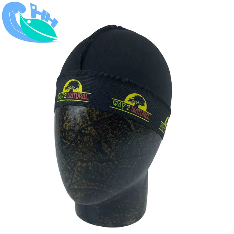 Fashion Men's Silky Wave Cap with Elastic Band Satin & Polyester Durag Bandanas