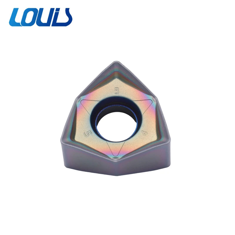 Louis Fast Forward Milling Cutter Inserts Colorful PVD Titanium Alloy Stainless Steel Sizes WNMU040304 WNMU060408 WNMU GM