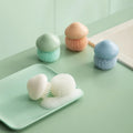OEM/ODM Healing Color Dishwashing Ball Durable Pot Washing Brush Cloud Shape Nylon Brush Kitchen Cleaning Kit