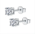 0.5CT GRA Moissanite Certificate 925 Sterling Silver Fashion Jewelry Moissanite Korean Earrings