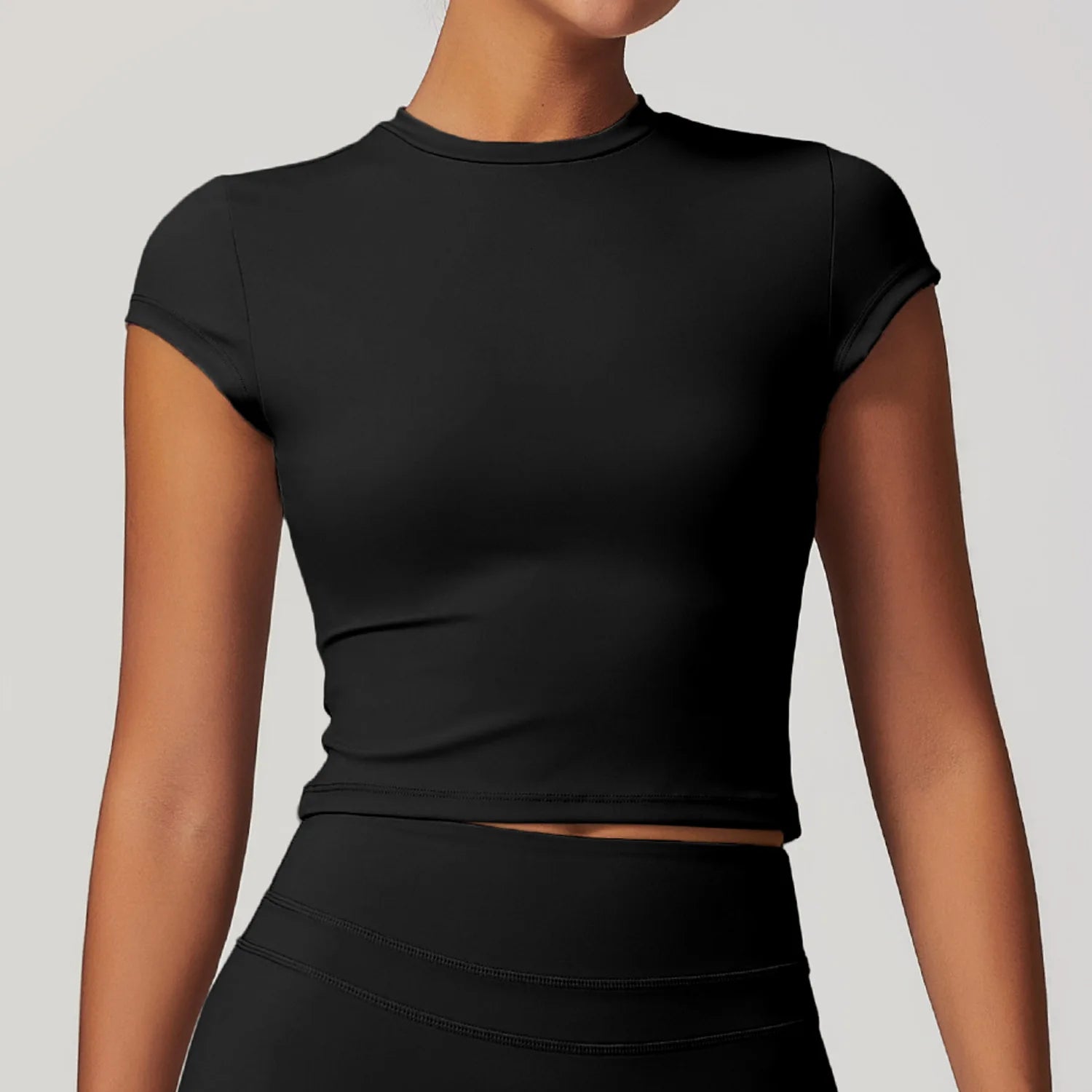 Custom Women's Short Sleeve Breathable Gym Activewear Fitness Workout Yoga Top T-Shirt for Women