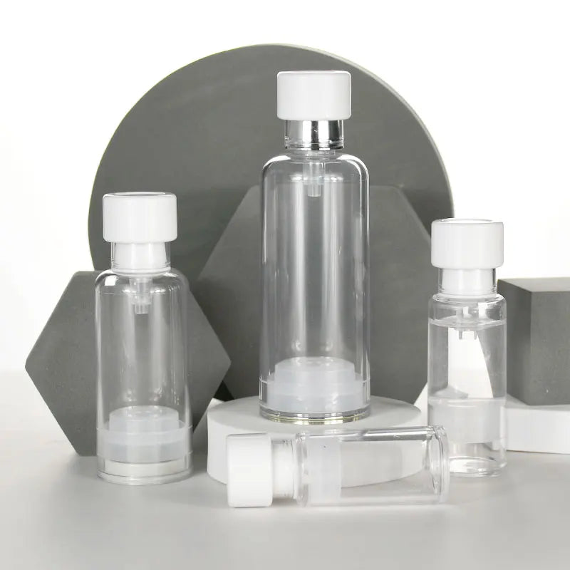 Empty 15ml 30ml 50ml 100ml PETG Serum Cosmetic Packaging Plastic Lotion Pump Airless Pump Bottle