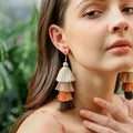 Hot Sale Trendy Bohemian Handmade Tassel Drop Earrings for Women Jewelry Wholesale