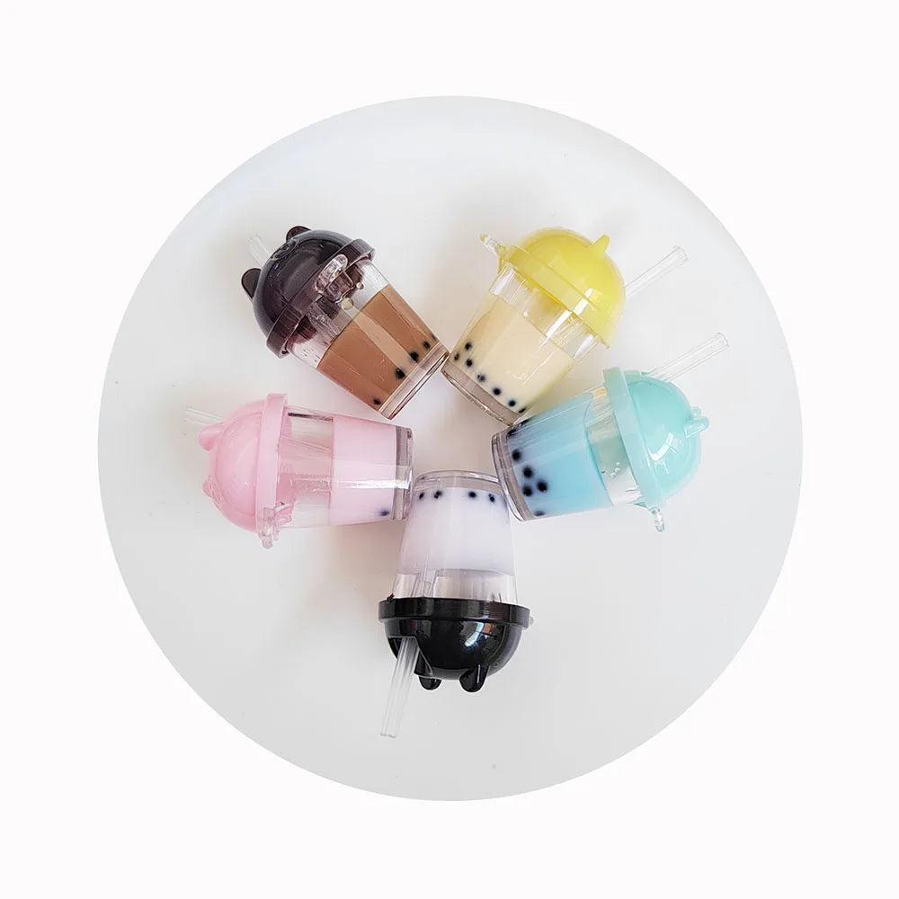 3D Jelly Color Clear Drink Bottle Jewelry Accessories 100 Resin Cup Miniature DIY Craft Fit Key Ring Ornament