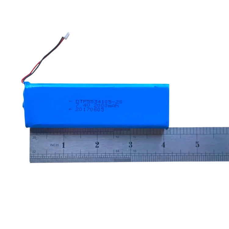 Custom Battery Pack Li Ion 7.4v 2s Lipo Battery 2000mAh for Toys Robots