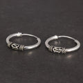 22mm 925 Sterling Silver Fine Jewelry Circle Hoop Earrings for Men and Women